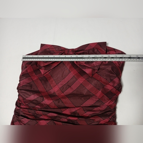 Kay Unger Silk Taffeta Bubble Hem Mini Dress. Size 14 - Picture 7 of 11